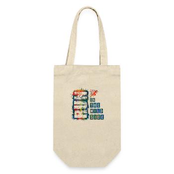 Run Run Exercise Race Strong Man Woman Sprint - Gift Bag for Bottles - nature - Front