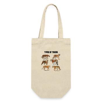 Types Of tigers - tigers Family Breeds - Gift Bag for Bottles - nature - Front