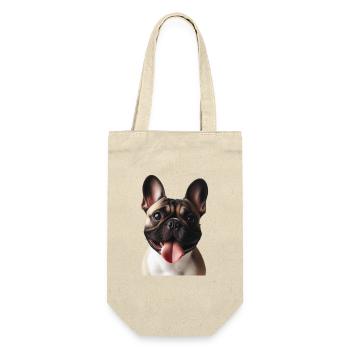 Un bouledogue français - Sac à bouteille - nature - Devant