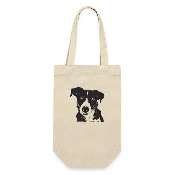 Dog Pet Barking Bello Puppy Dog Dog Snout - Gift Bag for Bottles - nature - Front