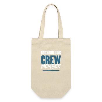 Bodybuilding Crew - Geschenkbeutel für Flaschen - Natur - Vorne