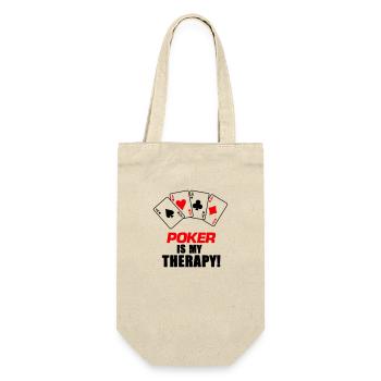 Poker Therapy - Gift Bag for Bottles - nature - Front
