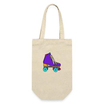 Roller-skate - Gift Bag for Bottles - nature - Front