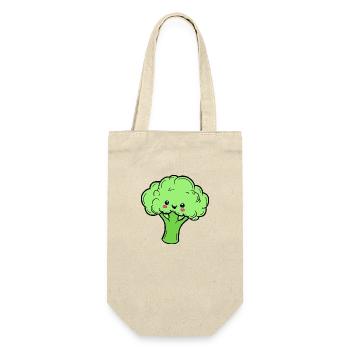 Brokkoli Baby - Geschenkbeutel für Flaschen - Natur - Vorne
