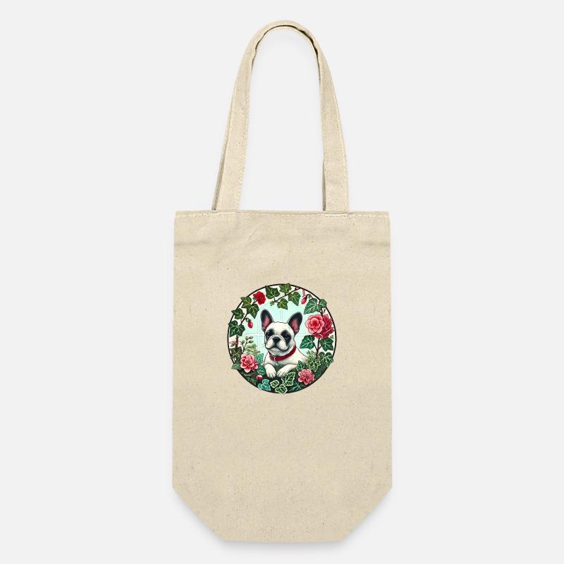 Bouledogue français - Sac à bouteille - nature