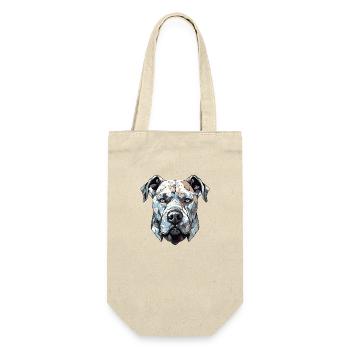 Chien Pitbull - Sac à bouteille - nature - Devant