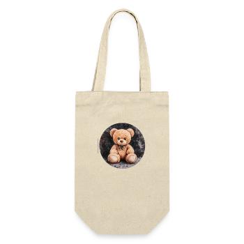 Favorite bear: Timeless cuddling joy! - Gift Bag for Bottles - nature - Front
