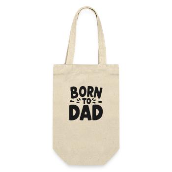 Born to Dad - Gift Bag for Bottles - nature - Front