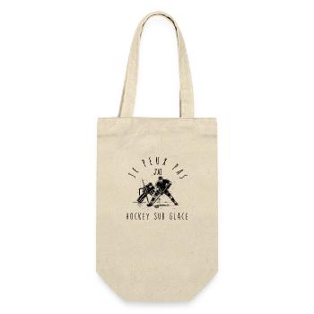 I can't, I have Hockey - Gift Bag for Bottles - nature - Front