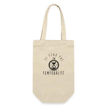 I can't, I have temporality. - Gift Bag for Bottles - nature - Front