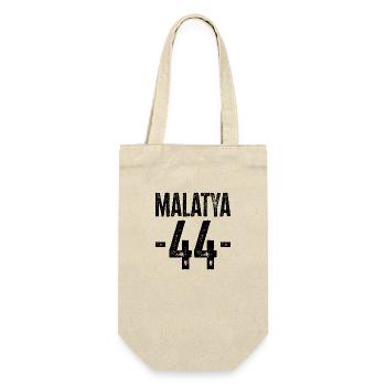 Malatya 44 – Stolz aus Türkiye - Geschenkbeutel für Flaschen - Natur - Vorne