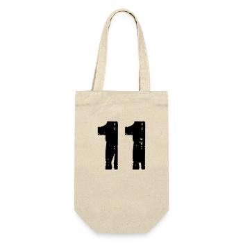 11 - Geschenkbeutel für Flaschen - Natur - Vorne