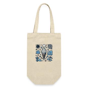 Summer Dessert - Gift Bag for Bottles - nature - Front