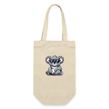 Koala Bear Sunglasses - Gift Bag for Bottles - nature - Front
