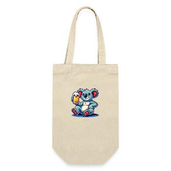 Koala Bear Beer Comic - Gift Bag for Bottles - nature - Front