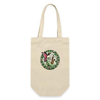 Saxophone Fairy - Gift Bag for Bottles - nature - Front