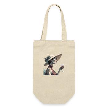Une dame cubiste avec du vin - Sac à bouteille - nature - Devant