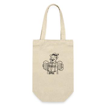 Mr Bier - Gift Bag for Bottles - nature - Front