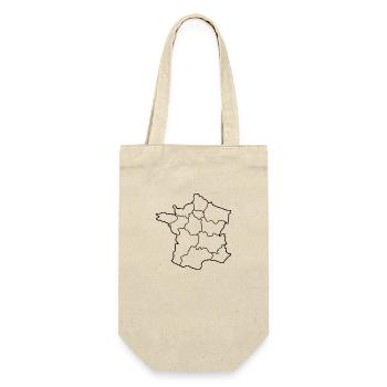 France map with all states - Gift Bag for Bottles - nature - Front