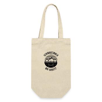 Schwarzwald wo sonst? Berge und Tannen - Geschenkbeutel für Flaschen - Natur - Vorne