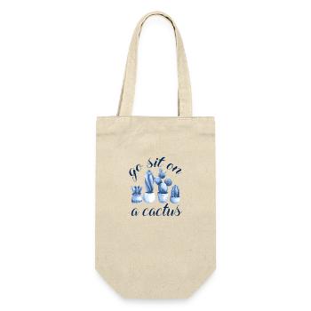 go sit on a cactus - Gift Bag for Bottles - nature - Front