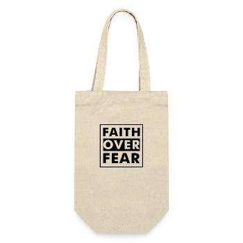 faith over fear N - Gift Bag for Bottles - nature - Front