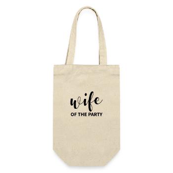 Wedding woman of the party gift idea - Gift Bag for Bottles - nature - Front