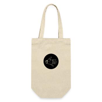 PAPER (b) - Gift Bag for Bottles - nature - Front