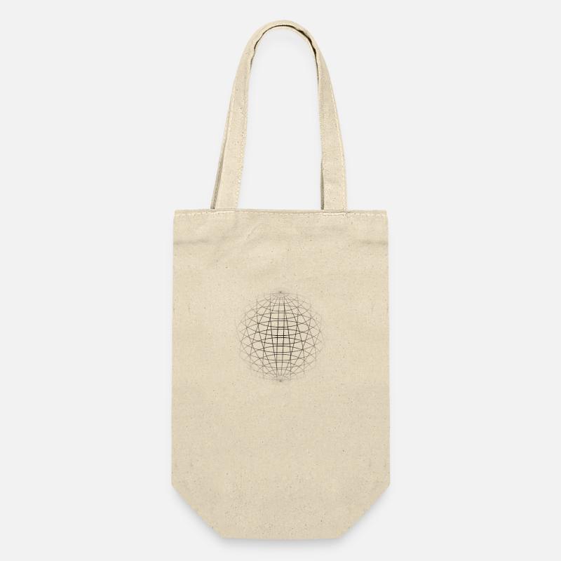 cooles, zum Rand hin verschwindendes Design. - Geschenkbeutel für Flaschen - Natur
