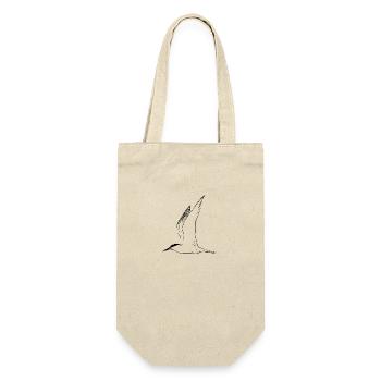 Möwe - Geschenkbeutel für Flaschen - Natur - Vorne