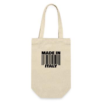 Italy Italian Italy Italia Pride gift em - Gift Bag for Bottles - nature - Front
