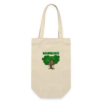 Treehouse house in the tree - Gift Bag for Bottles - nature - Front