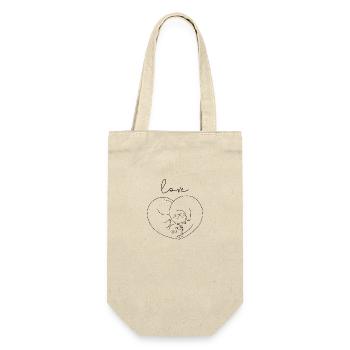 Chat coeur amour amour chat amour t-shirt - Sac à bouteille - nature - Devant