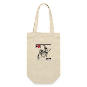 Tshirt drapeau Japon Tancho cadeau carpe Koi - Sac à bouteille - nature - Devant