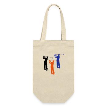 Trois golfeurs au sport - Sac à bouteille - nature - Devant