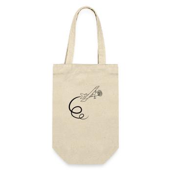 looping aerobatics aerobatic propeller small plane - Gift Bag for Bottles - nature - Front
