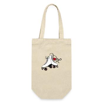 Chaussure de patinage artistique en dentelle 2 - Sac à bouteille - nature - Devant
