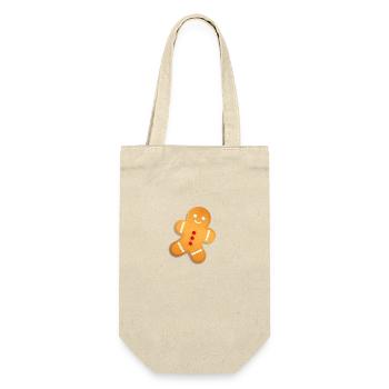 gingerbread man - Gift Bag for Bottles - nature - Front