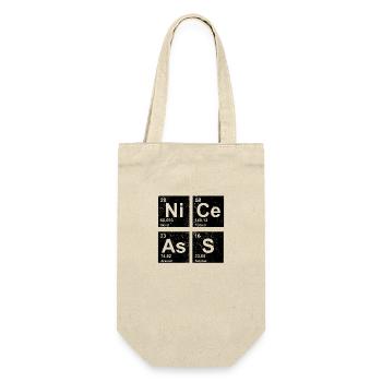 Tableau périodique Nice Ass des éléments nerd geek - Sac à bouteille - nature - Devant