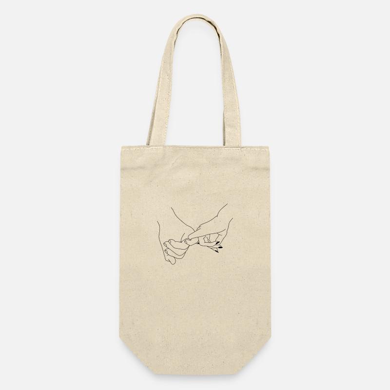 Main dans la main - amour - mains - Sac à bouteille - nature