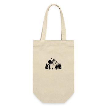 T-shirts de randonnée Je randonnée cadeau de randonneur - Sac à bouteille - nature - Devant