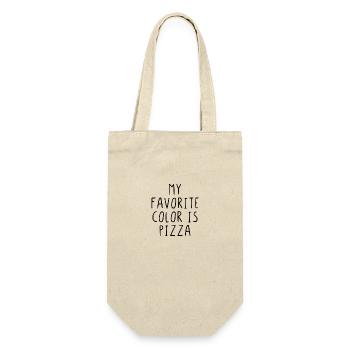 My Favorite Color Is Pizza - Gift Bag for Bottles - nature - Front