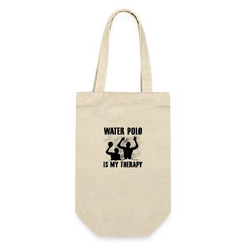 Water polo water sport player gift idea - Gift Bag for Bottles - nature - Front