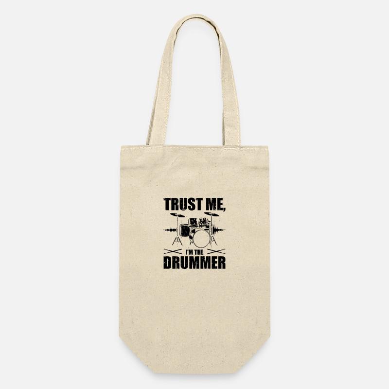 Drummer - Geschenkbeutel für Flaschen - Natur
