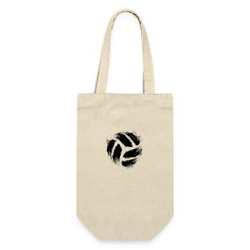 Joueur de volleyball | Cadeaux de joueur d'équipe de volleyball - Sac à bouteille - nature - Devant