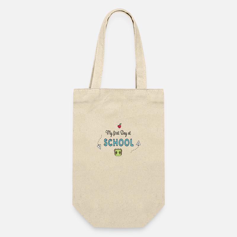 My first day at school - Gift Bag for Bottles - nature