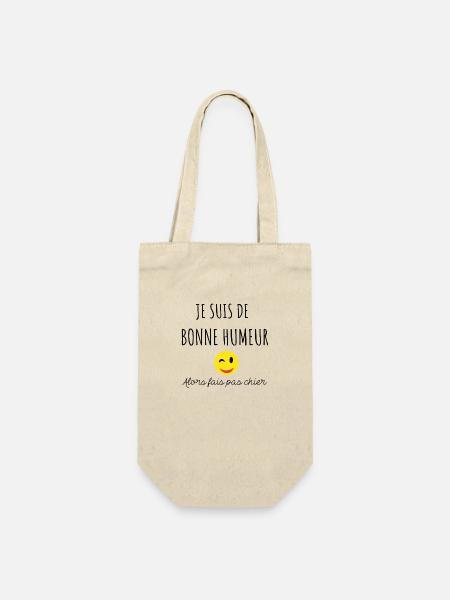 Je suis de bonne humeur alors fais pas chier - Sac à bouteille - nature