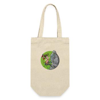 First ascent of the new tour - climbing T-shirt - Gift Bag for Bottles - nature - Front