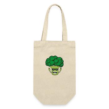 Broccoli Broccoli Vegetables Funny with Sunglasses - Gift Bag for Bottles - nature - Front
