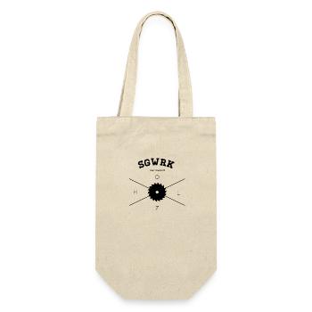 SGWRK / Sägewerk Schwarz - Geschenkbeutel für Flaschen - Natur - Vorne